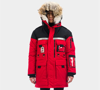 羽絨服定做,大毛領(lǐng)羽絨服